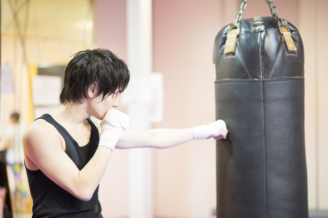 キックボクシングジム正心会の練習風景1