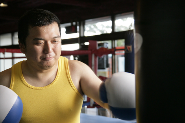 キックボクシングジム正心会の練習風景2