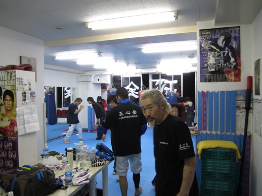 キックボクシングジム正心会の練習風景1