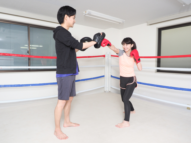 キックボクシングジム正心会の練習風景1